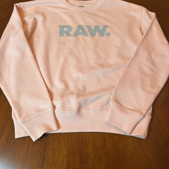 G-Star RAW Logo Sweatshirt | Blush Pink | Size S - Picture 14 of 14